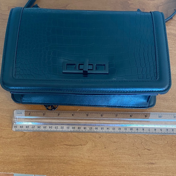 Call-it-Spring Black Croc-Embossed Women's Bag - Picture 12 of 14